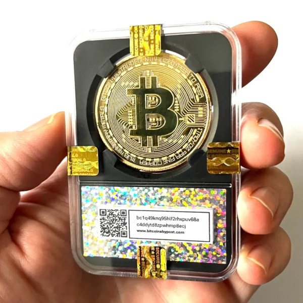 Holding Physical Bitcoin